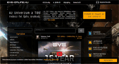 Desktop Screenshot of eve-online.hu